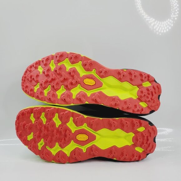Hoka One One Men\'s Olive Red Neon Speedgoat 5 Athletic Running Shoes Size 12D main image 7